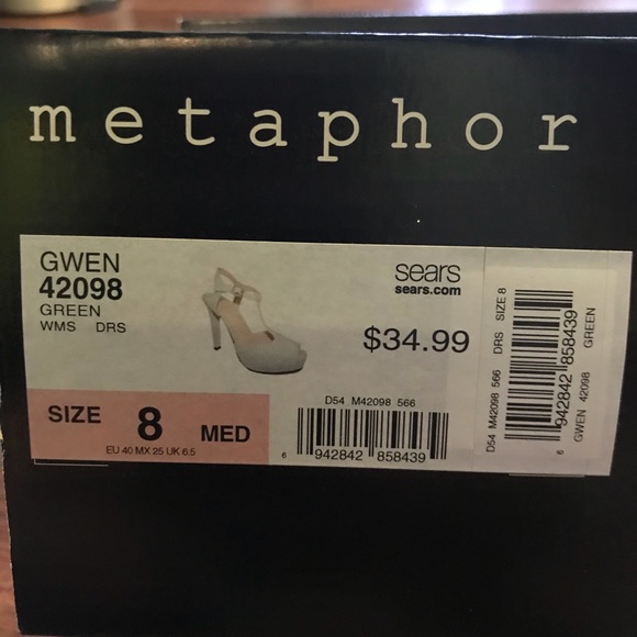 Turquoise Suede Heels - Picture 5 of 5